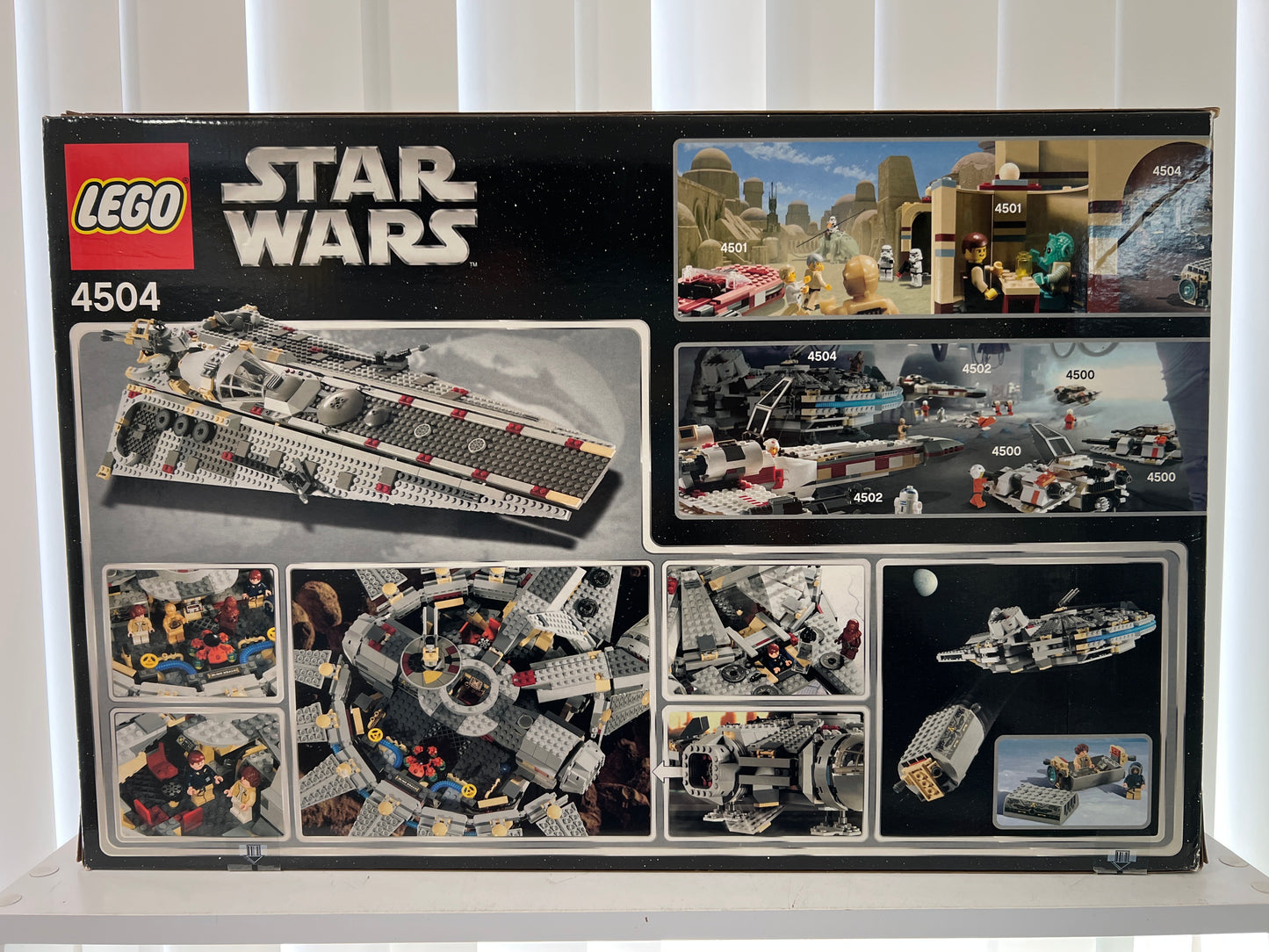 4504 Millennium Falcon (Redesign), Original Trilogy Edition box