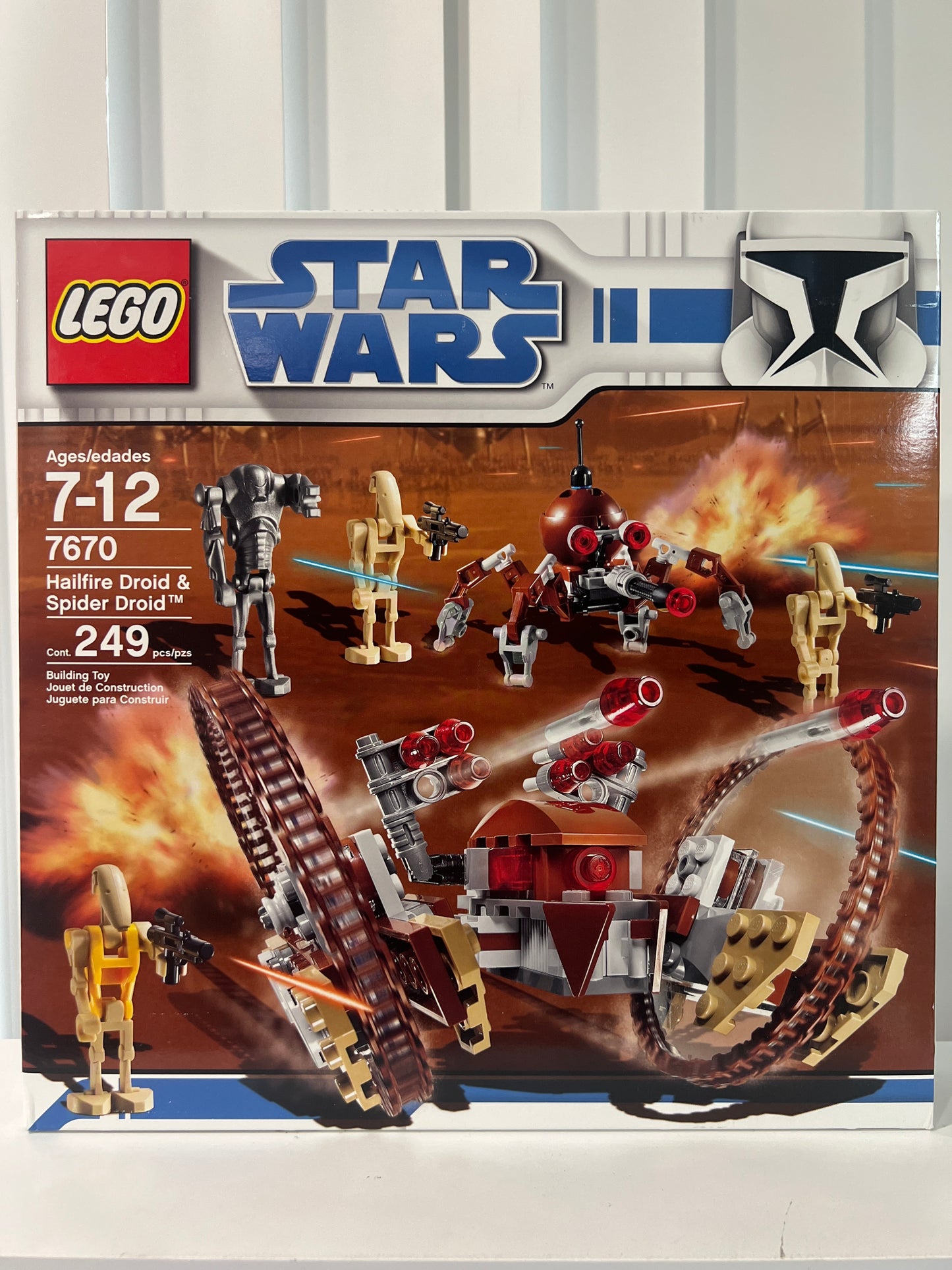 7670 Hailfire Droid & Spider Droid