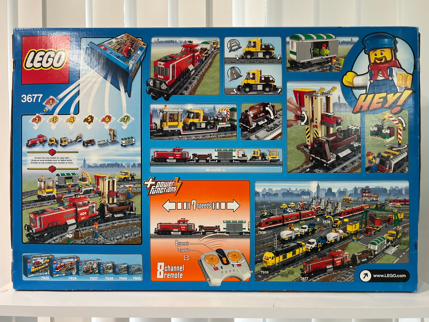 3677 Red Cargo Train