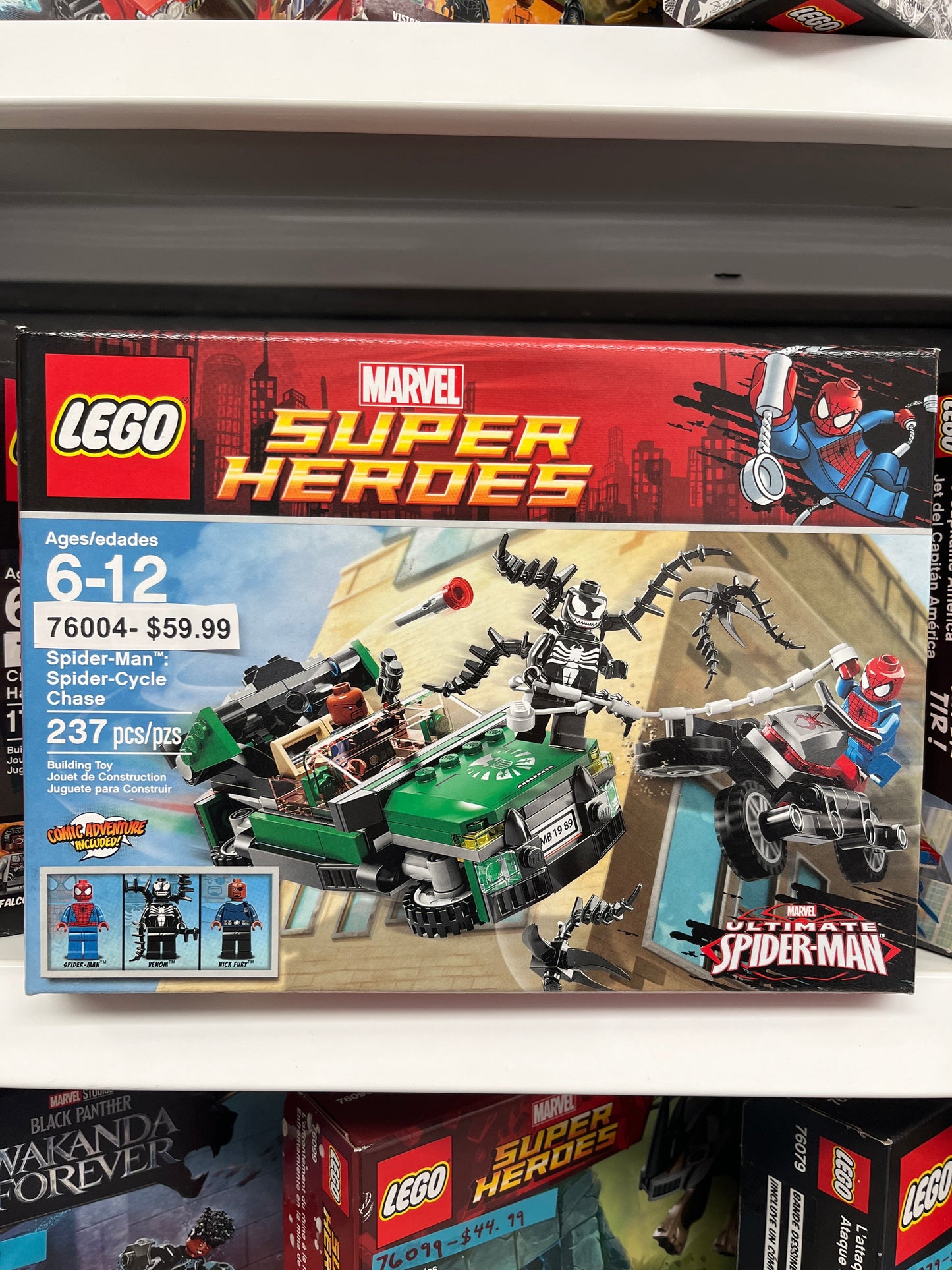 76004 Spider-Man: Spider-Cycle Chase