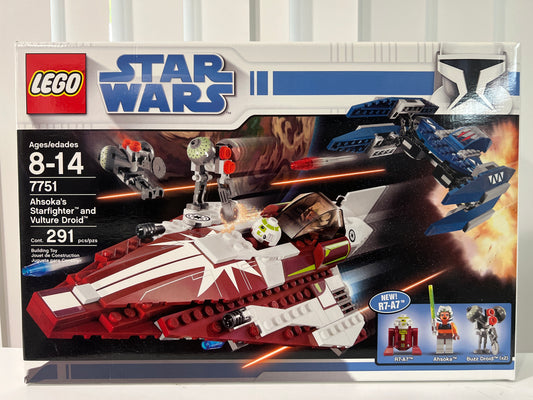 7751 Ahsoka's Starfighter and Vulture Droid