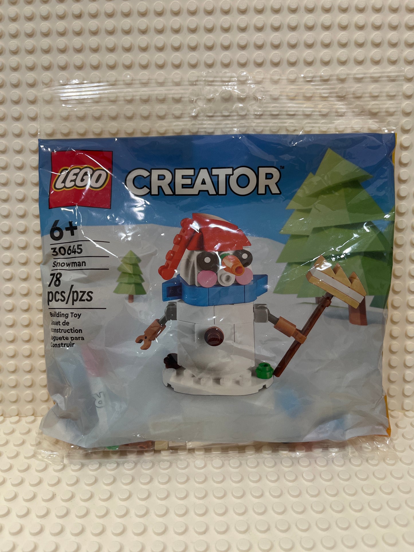 30645 Snowman Polybag