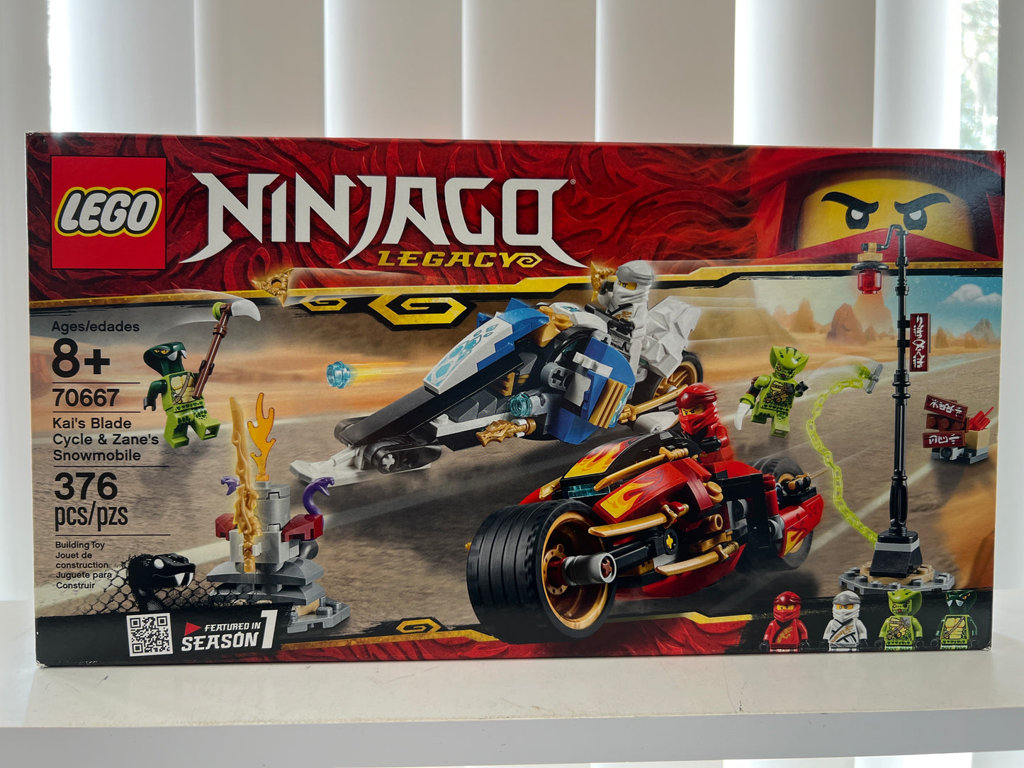 70667 Kai's Blade Cycle & Zane's Snowmobile