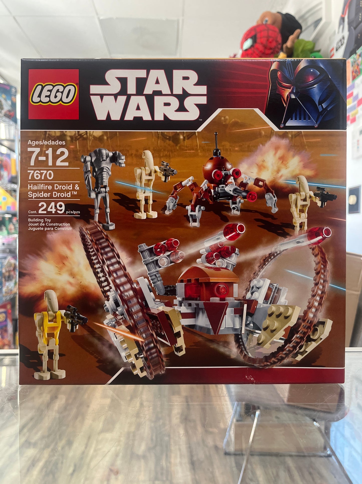 7670 Hailfire Droid & Spider Droid