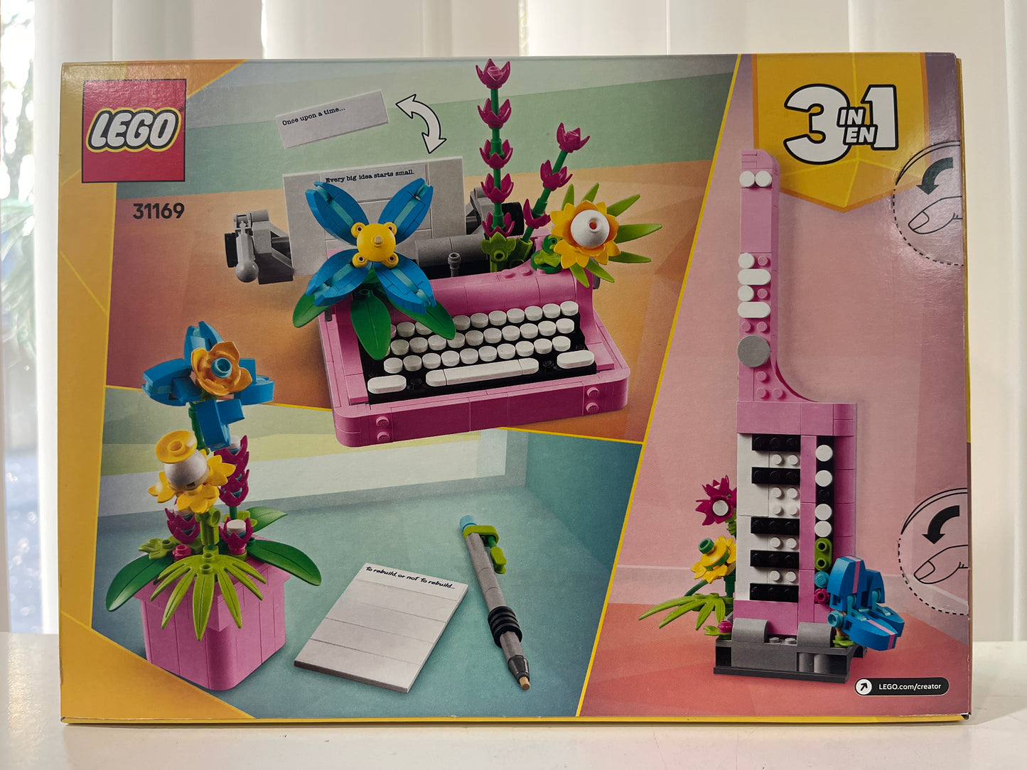 31169 Typewriter with Flowers