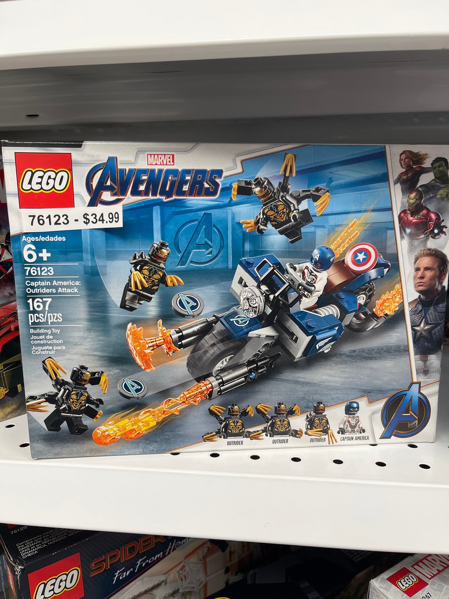 76123 Captain America: Outriders Attack