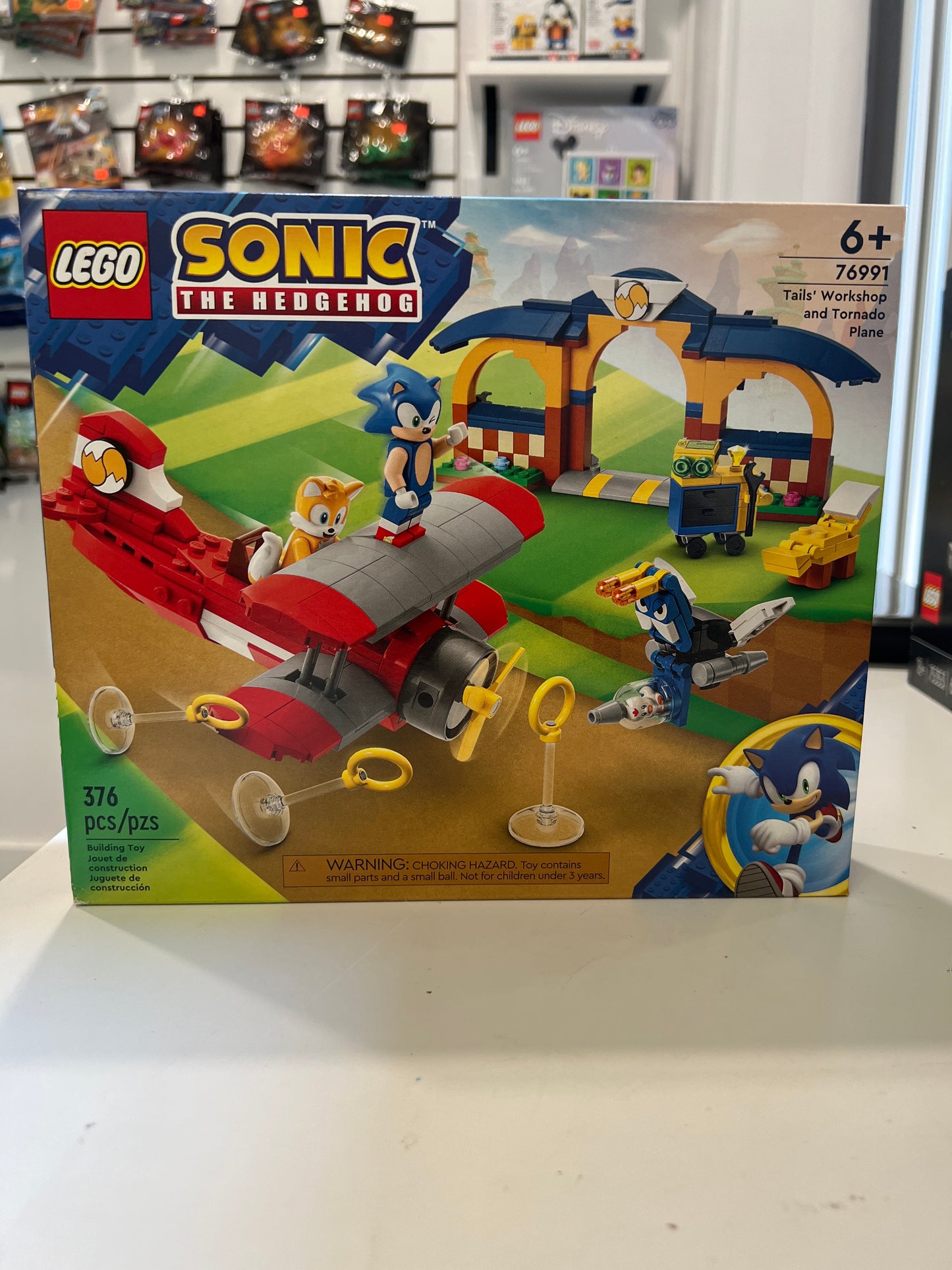 76991 Tails' Workshop and Tornado Plane