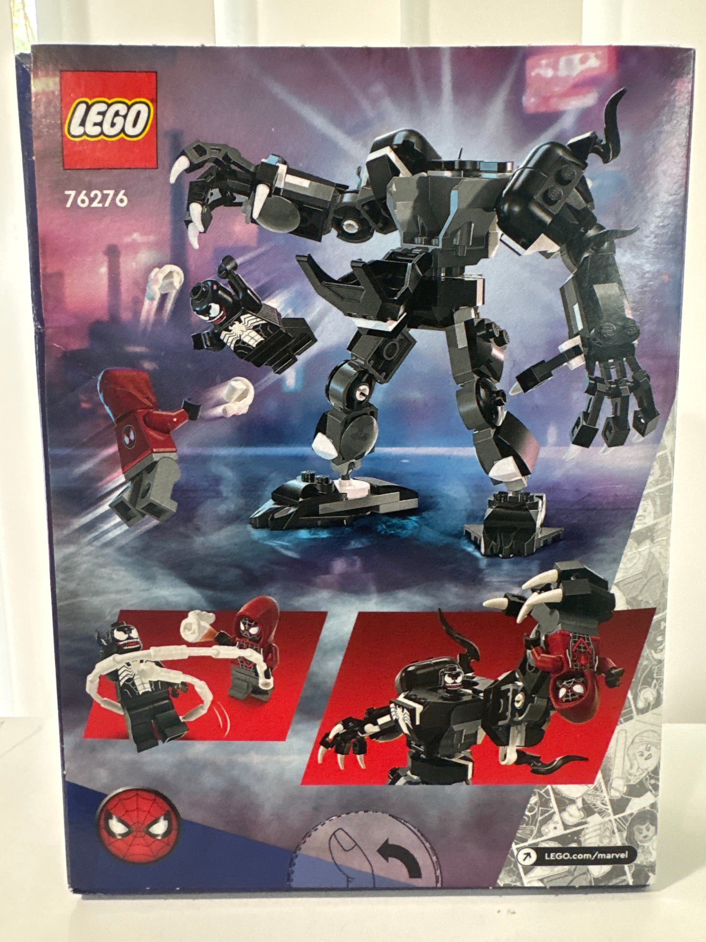76276 Venom Mech Armor vs. Miles Morales