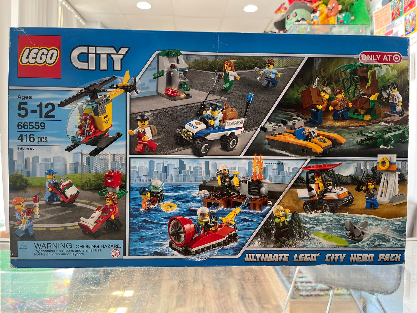 66559 Ultimate LEGO City Hero Pack 5 in 1 (60100, 60106, 60136, 60157, 60163)