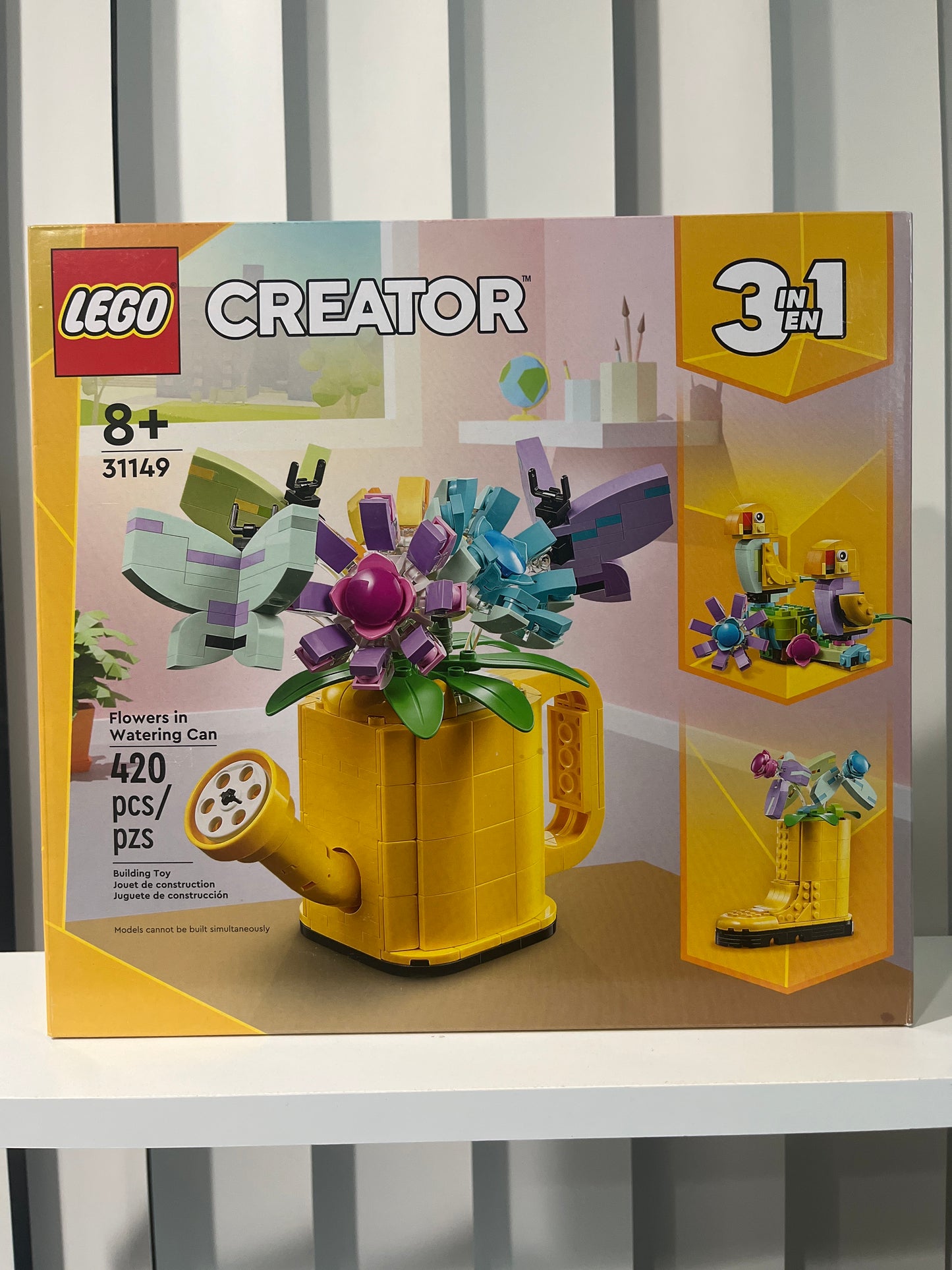 31149 Flowers in Watering Can