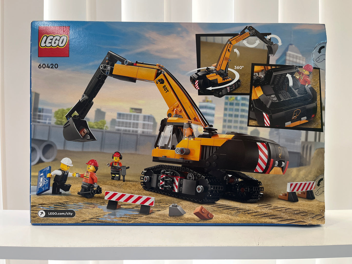 60420 Yellow Construction Excavator
