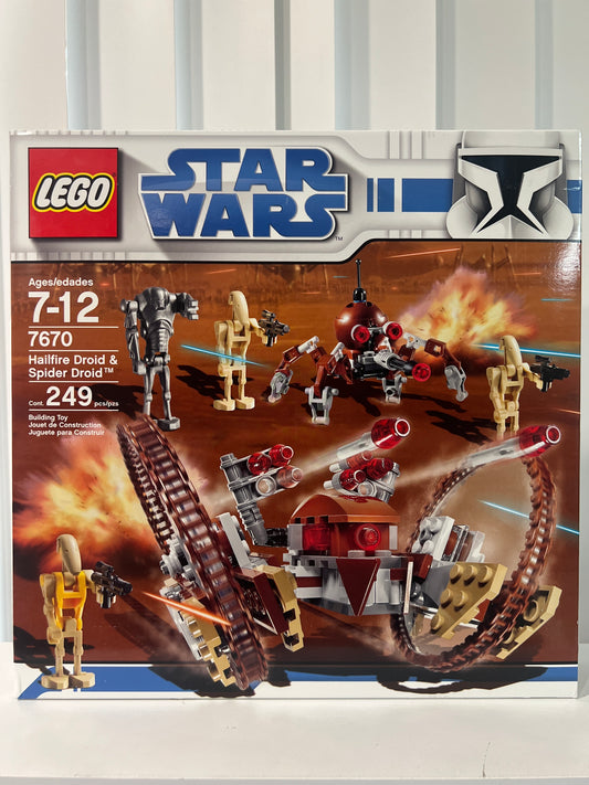 7670 Hailfire Droid & Spider Droid