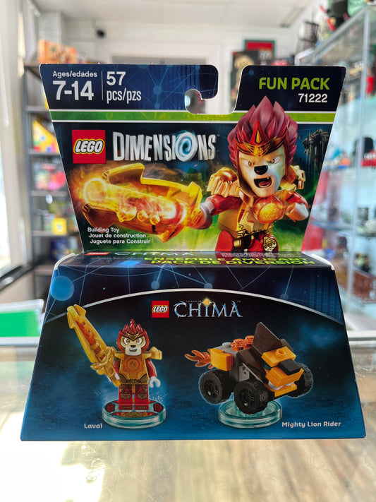 71222 Fun Pack - Legends of Chima (Laval and Mighty Lion Rider)