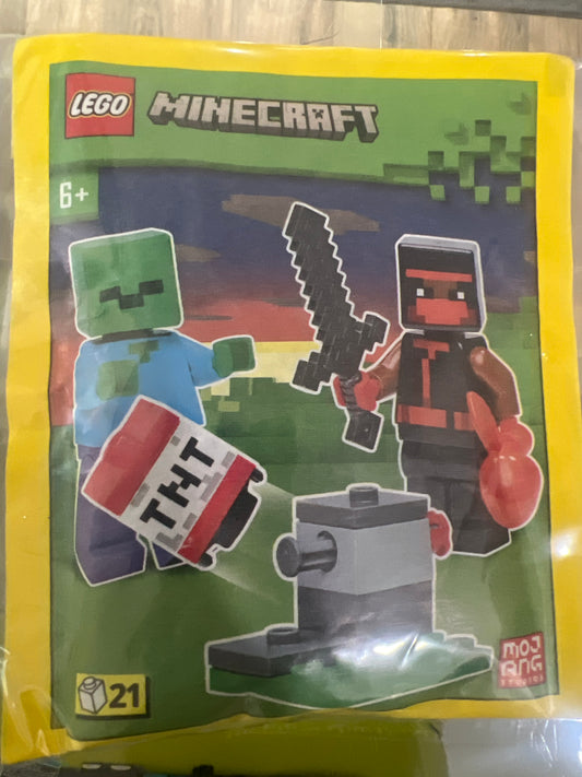 662304 Ninja, Zombie and TNT Launcher paper bag