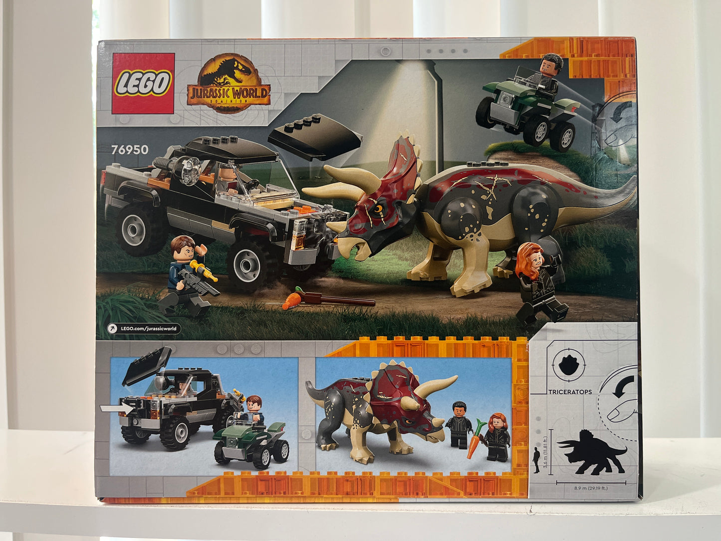 76950 Triceratops Pickup Truck Ambush