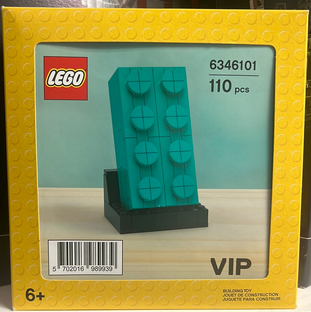 6346101 Buildable 2 x 4 Dark Turquoise Brick