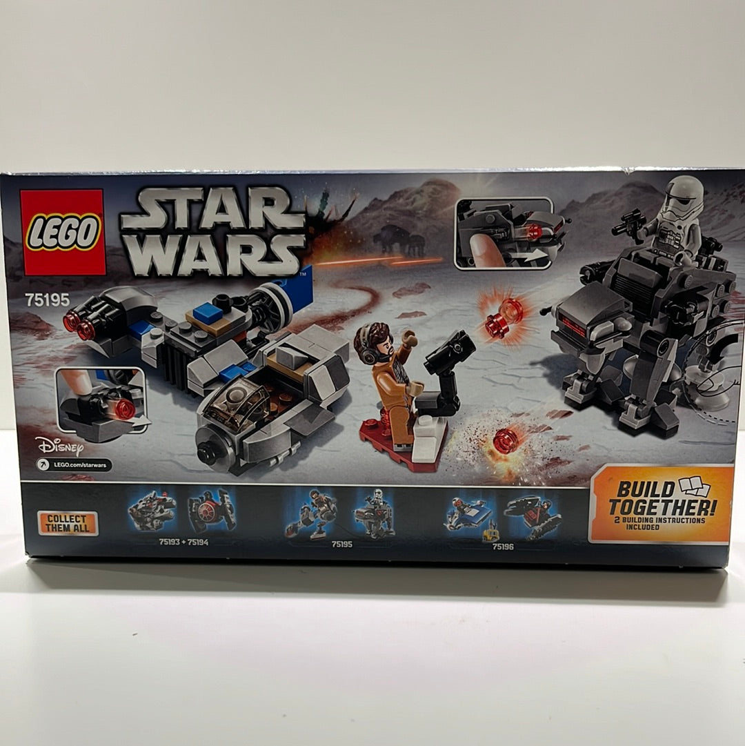 75195 Ski Speeder vs. First Order Walker Microfighters