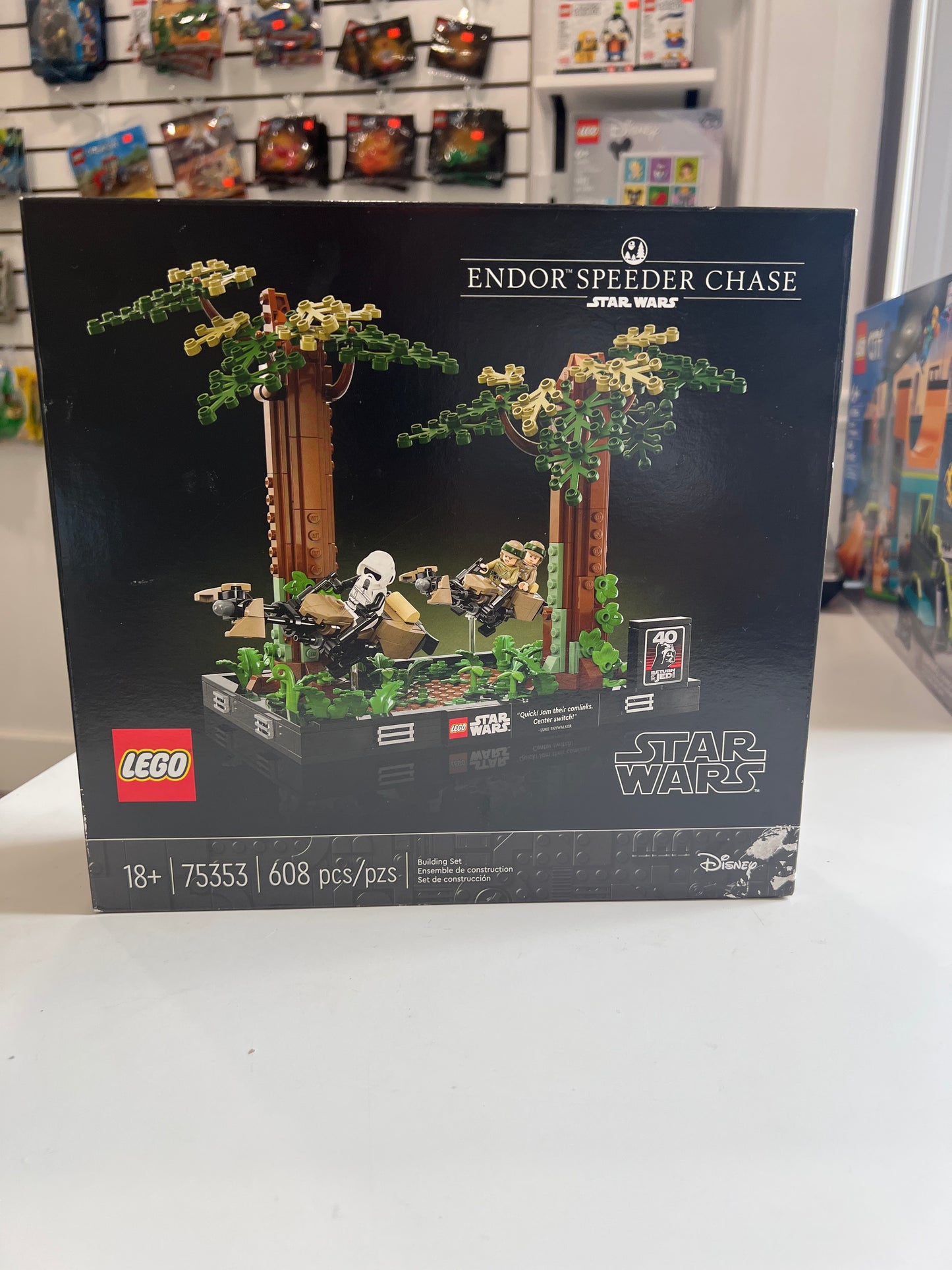 75353 Endor Speeder Chase Diorama