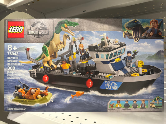 76942 Baryonyx Dinosaur Boat Escape