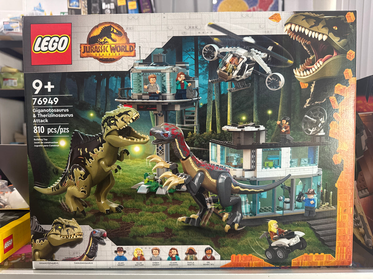 76949 Giganotosaurus & Therizinosaurus Attack