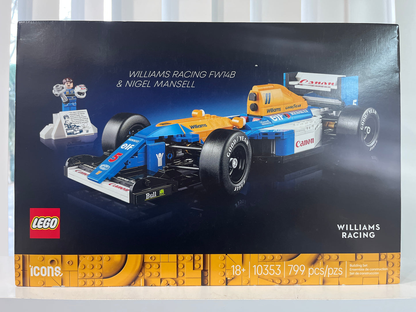 10353 Williams Racing FW14B & Nigel Mansell