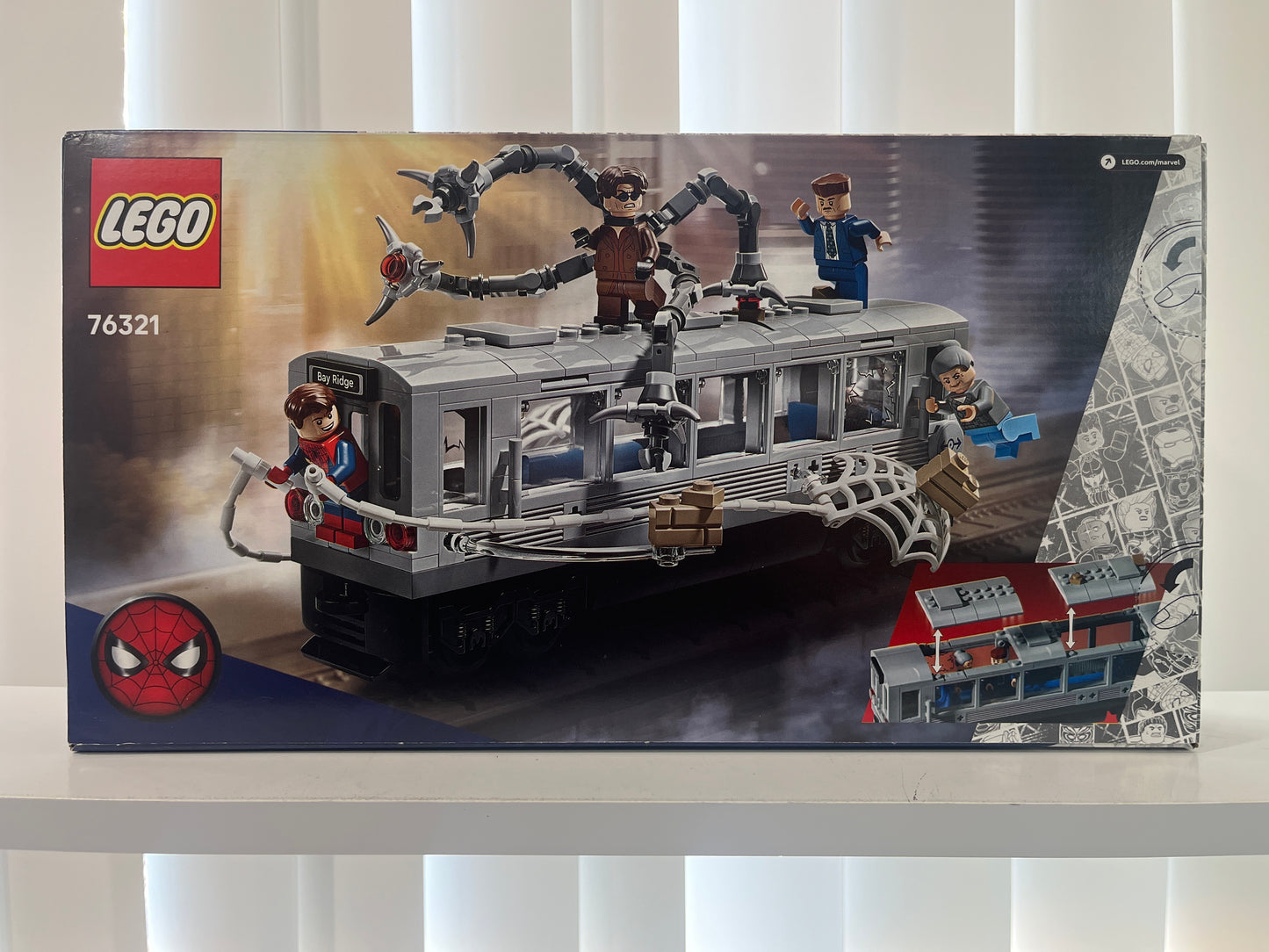 76321 Spider-Man vs. Doc Ock Subway Train Scene