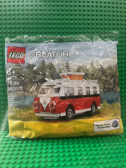 40079 Mini Volkswagen T1 Camper Van (VW Bus) polybag