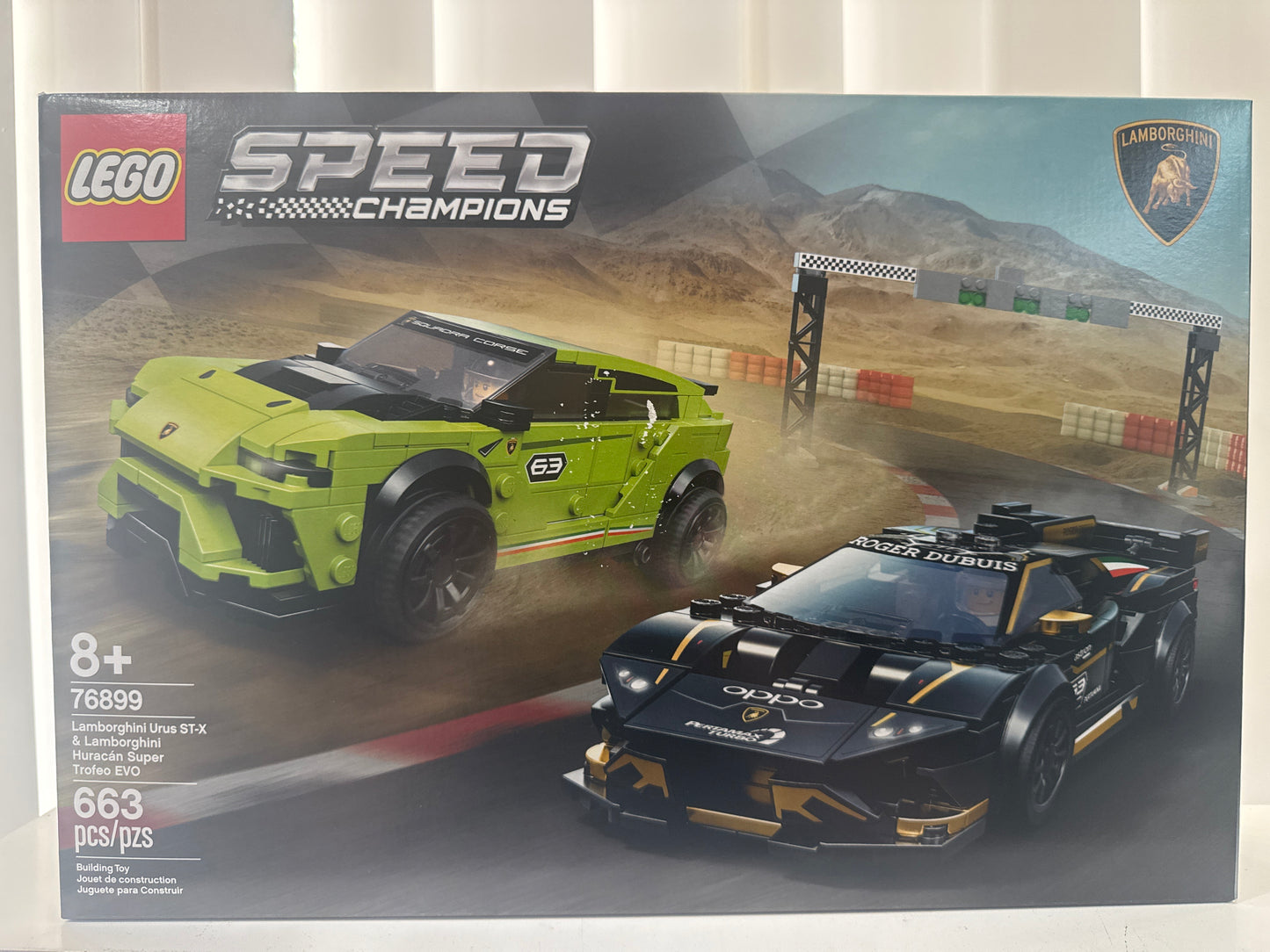 76899 Lamborghini Urus ST-X
& Lamborghini
Huracán Super
Trofeo EVO