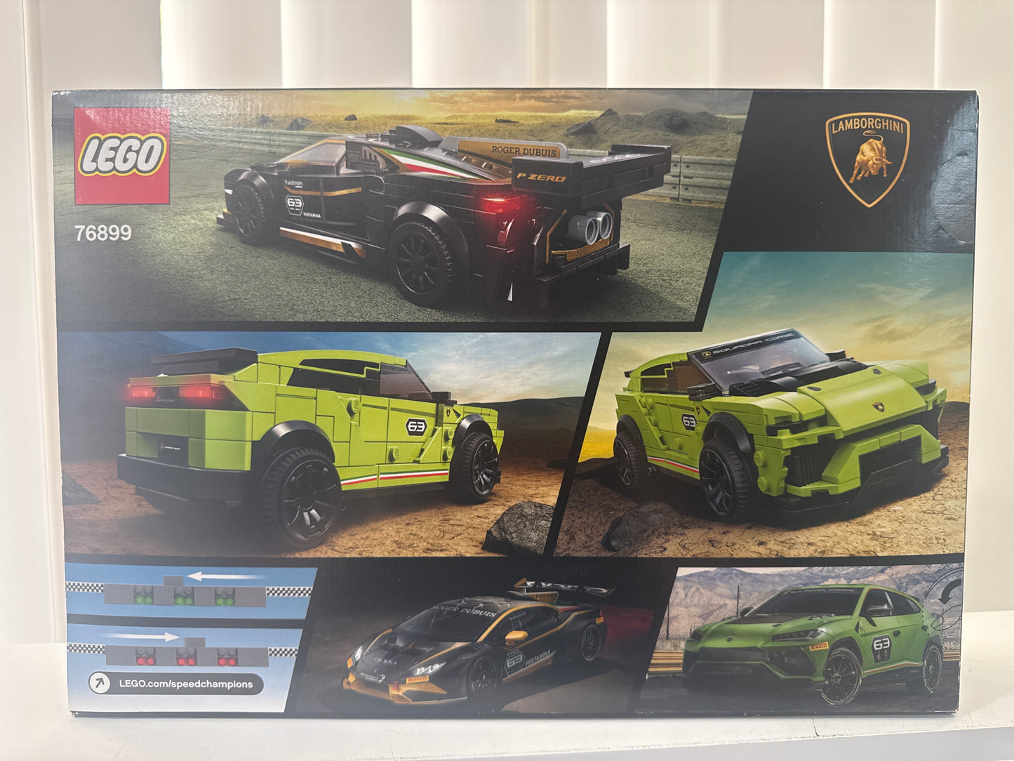 76899 Lamborghini Urus ST-X
& Lamborghini
Huracán Super
Trofeo EVO