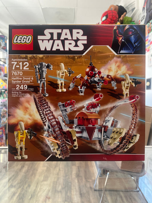 7670 Hailfire Droid & Spider Droid