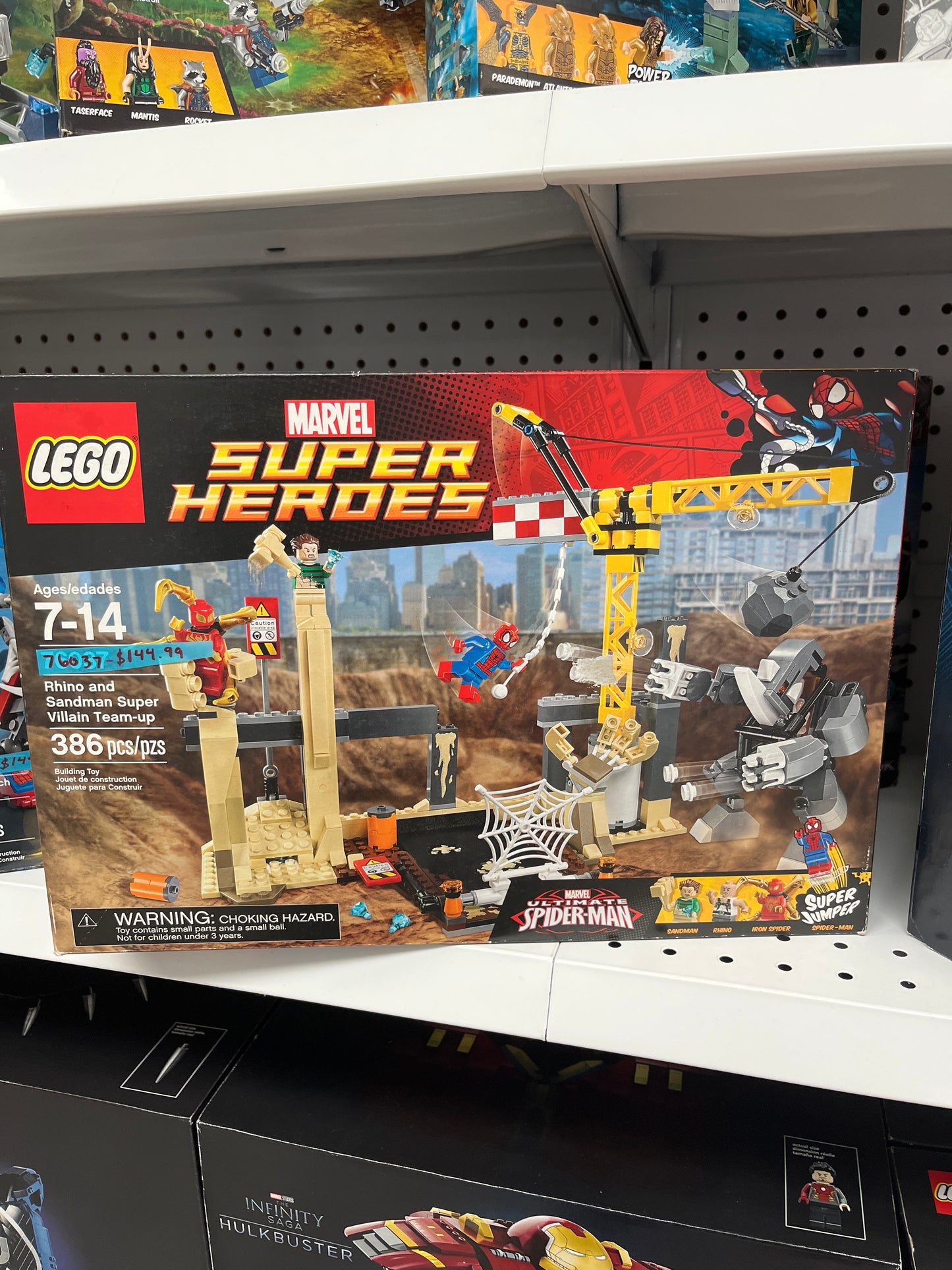76037 Rhino and Sandman Super Villain Team-up