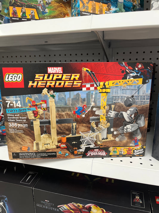 76037 Rhino and Sandman Super Villain Team-up