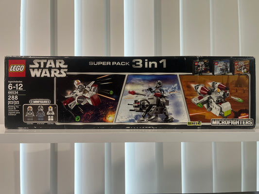 66534 Star Wars Bundle Pack, Super Pack 3 in 1 (Sets 75072, 75075, and 75076)