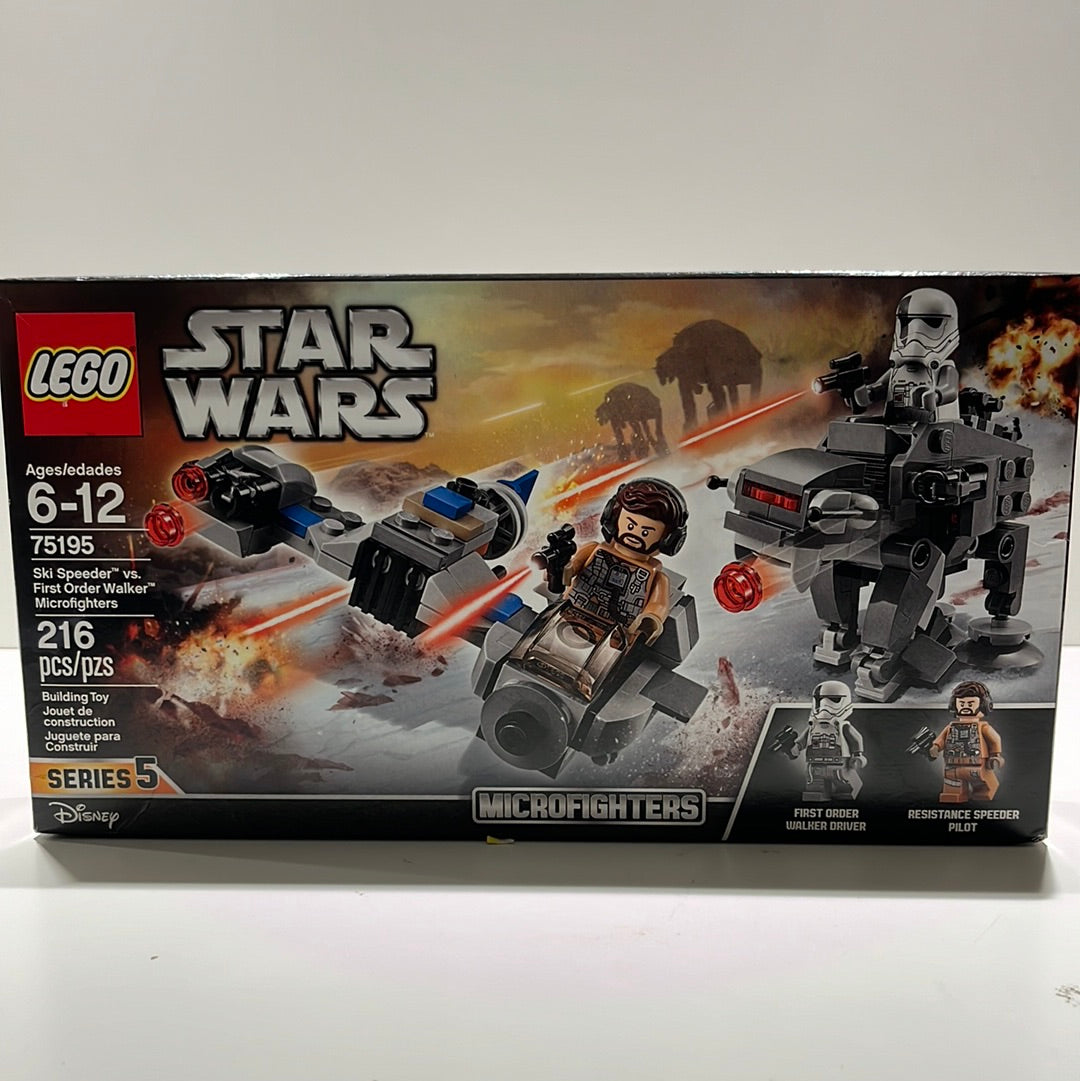 75195 Ski Speeder vs. First Order Walker Microfighters