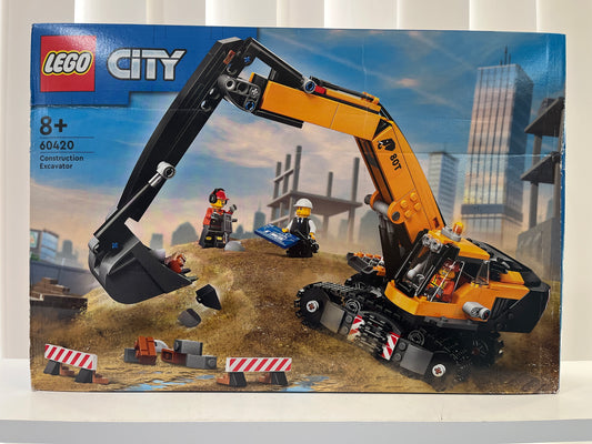 60420 Yellow Construction Excavator