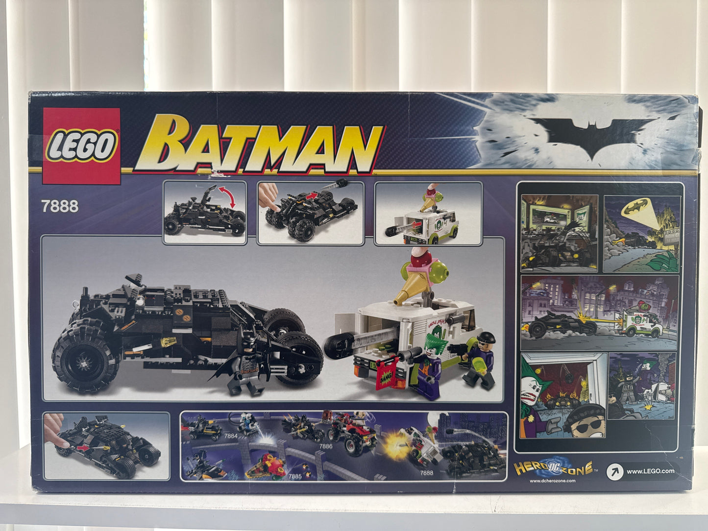 7888 The Tumbler: Joker's Ice Cream Surprise