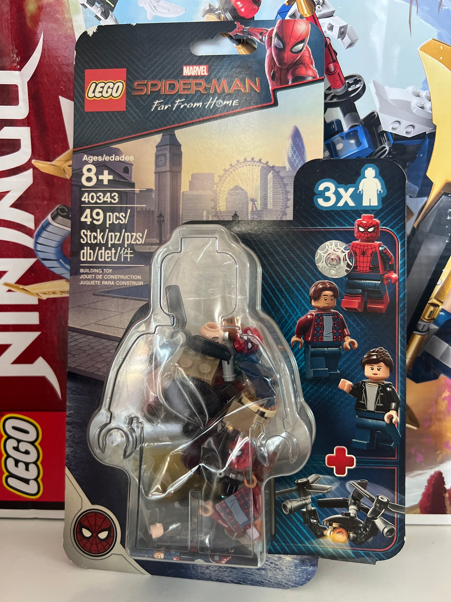 40343 Spider-Man and the Museum Break-In blister pack