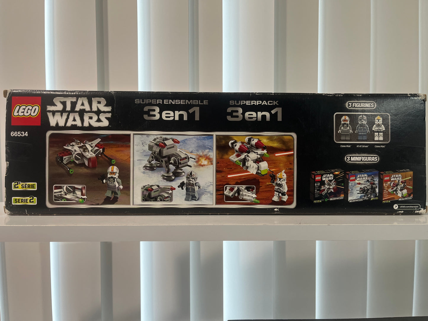 66534 Star Wars Bundle Pack, Super Pack 3 in 1 (Sets 75072, 75075, and 75076)