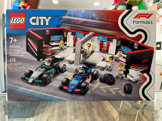 60444 F1 Garage & Mercedes-AMG & Alpine Cars