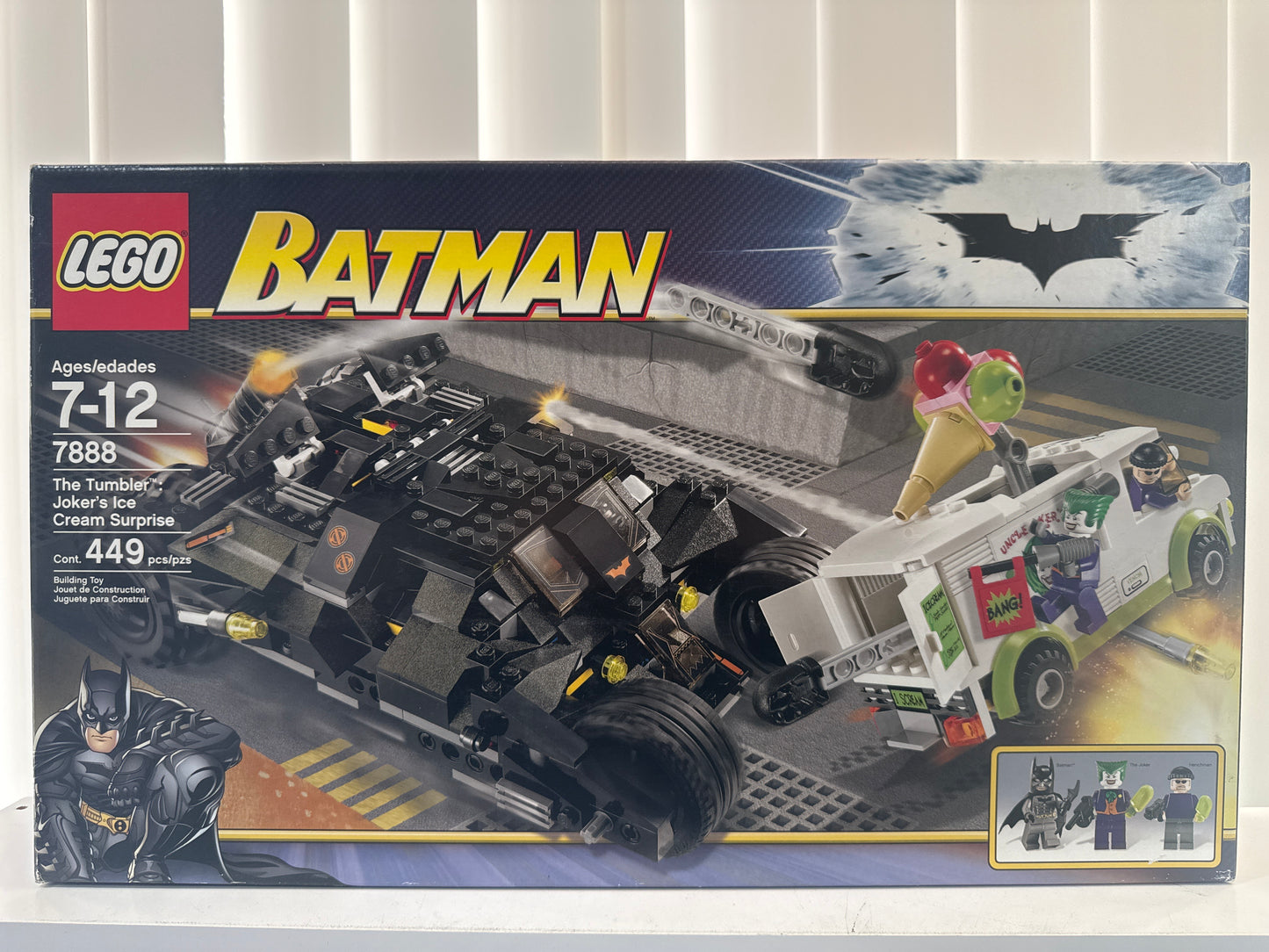 7888 The Tumbler: Joker's Ice Cream Surprise