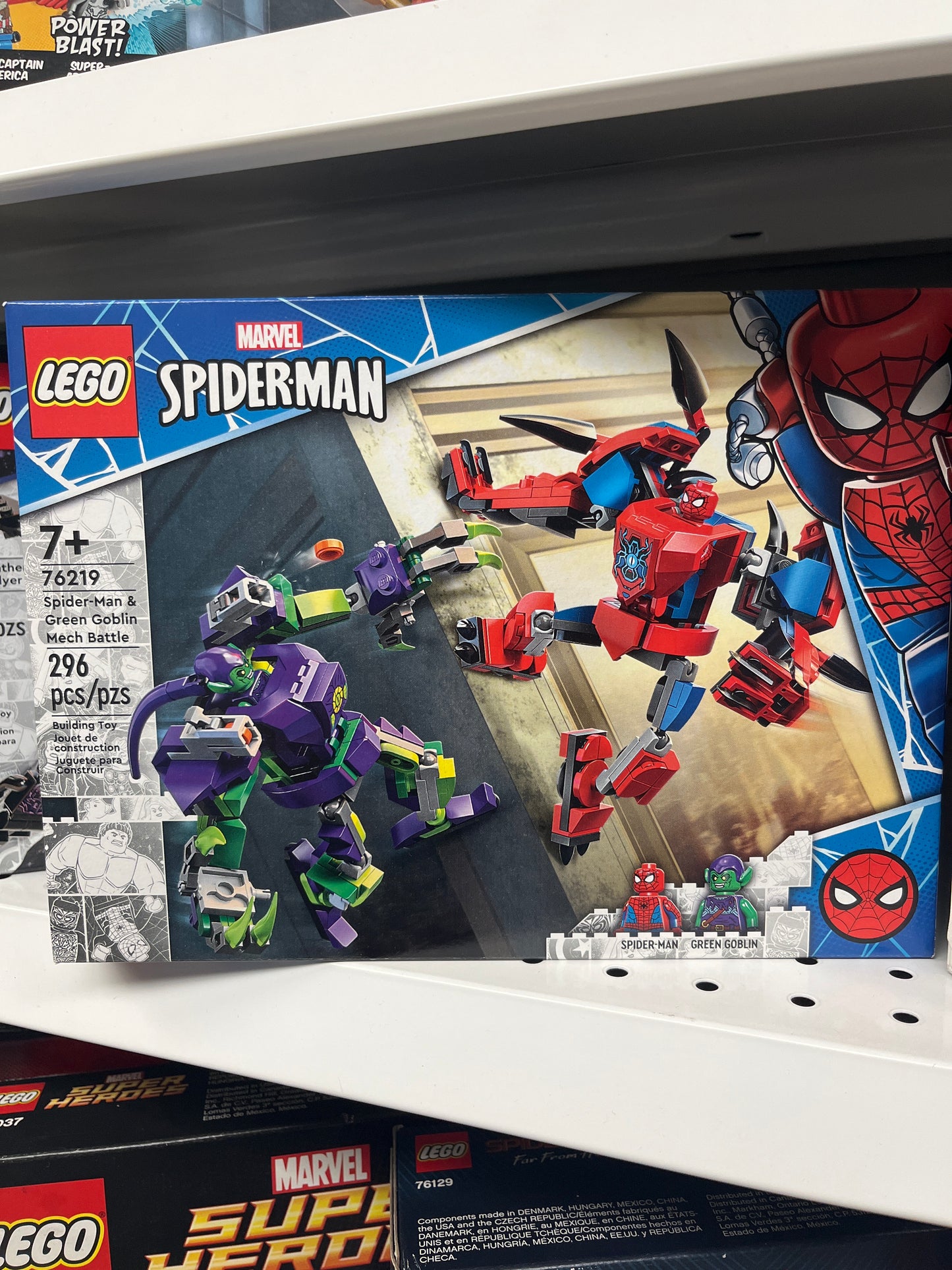 76219 Spider-Man & Green Goblin Mech Battle