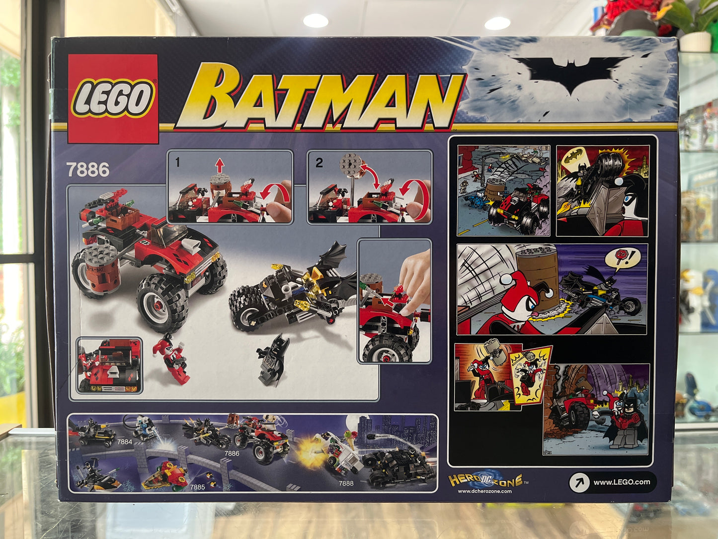 7886 The Batcycle: Harley Quinn's Hammer Truck