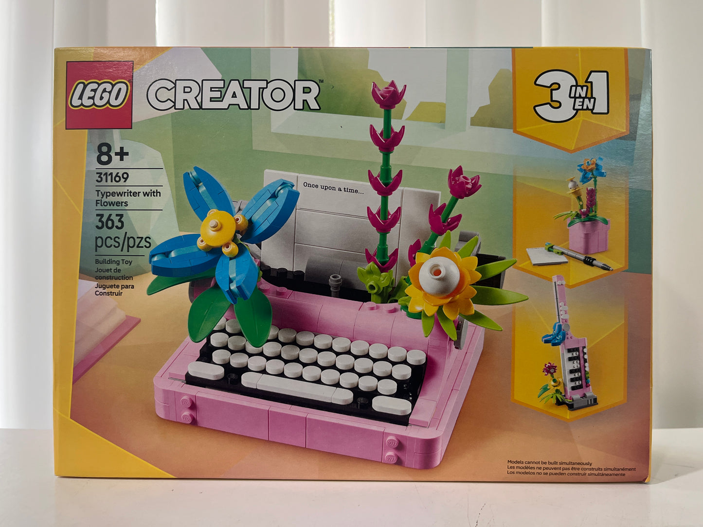 31169 Typewriter with Flowers