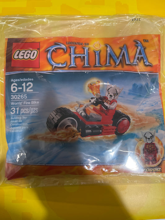 30265 Worriz' Fire Bike polybag