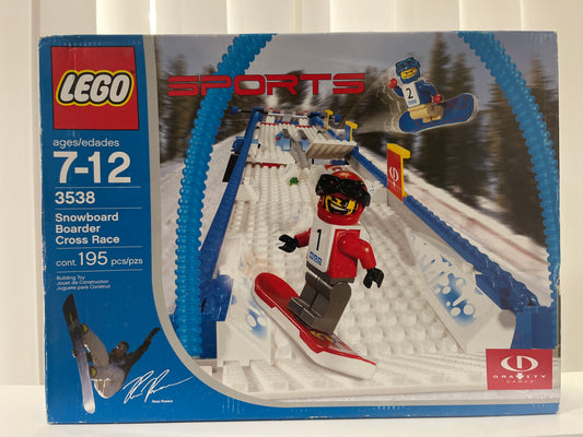 3538 Snowboard Boarder Cross Race