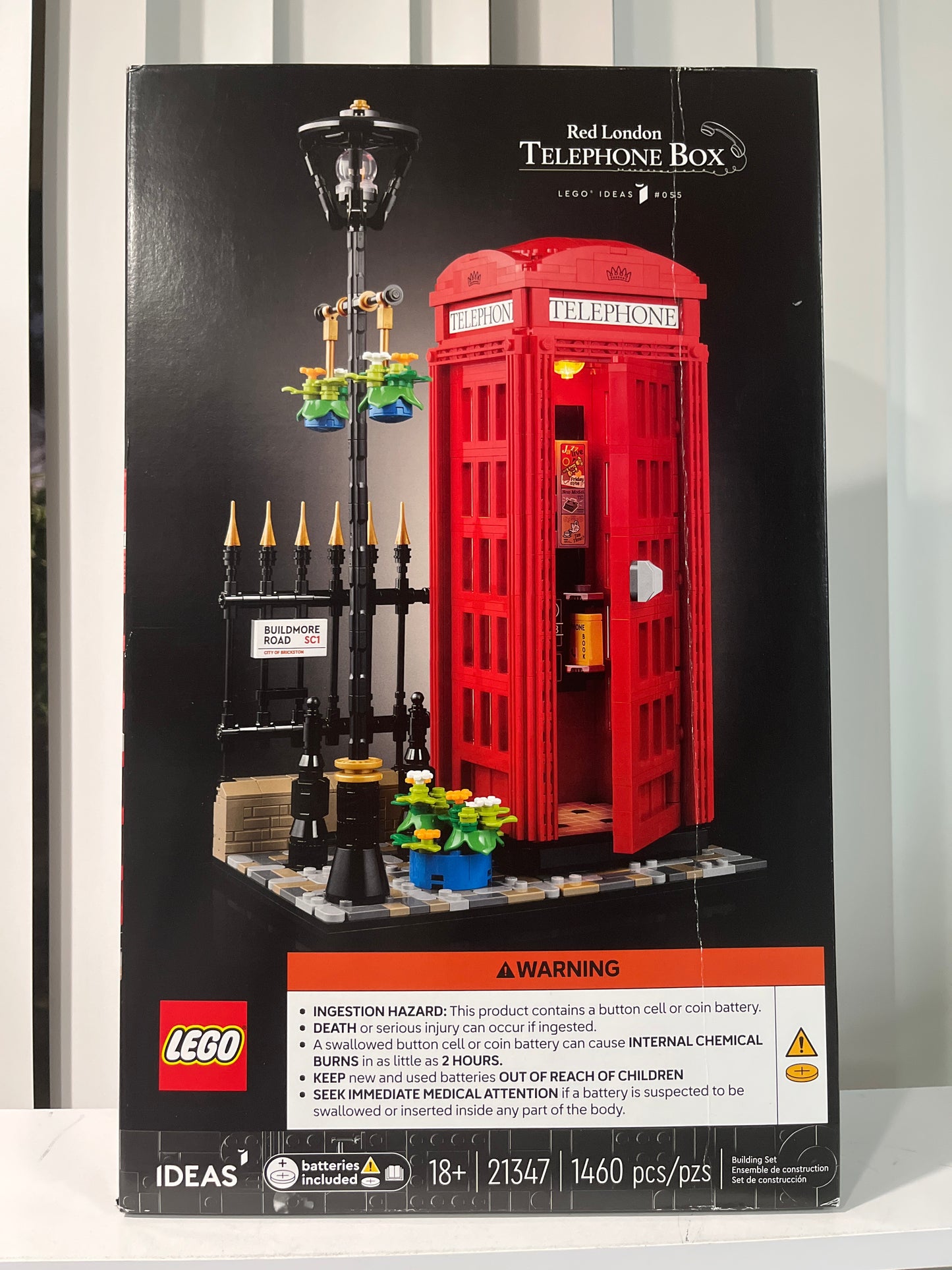 21347 Red London Telephone Box