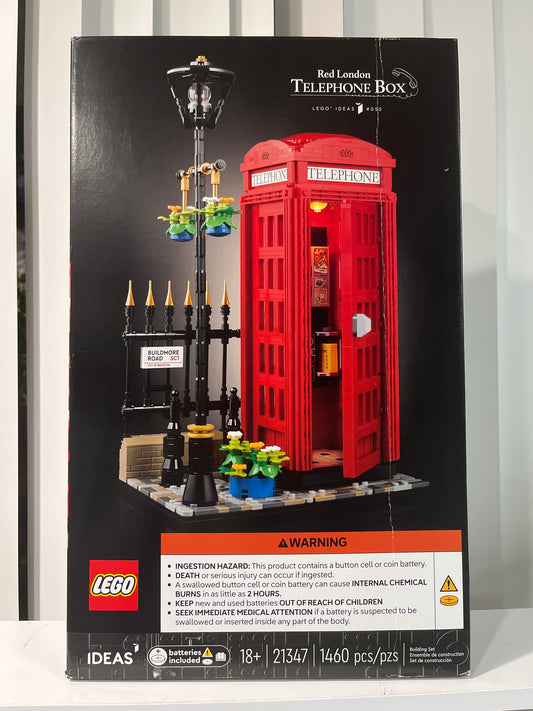21347 Red London Telephone Box