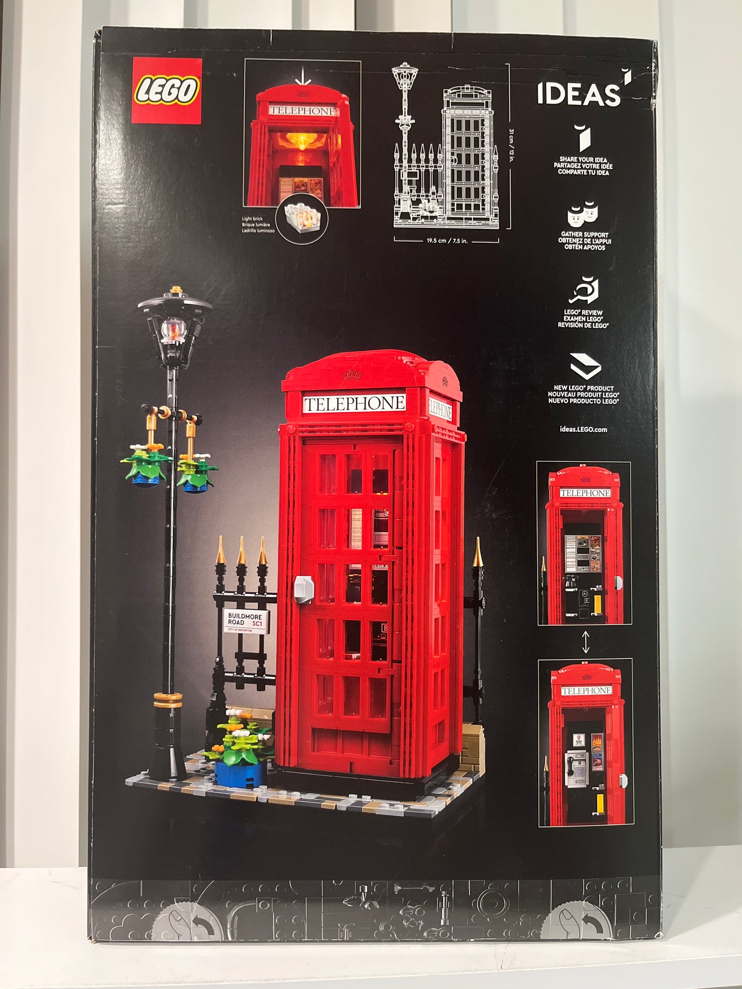 21347 Red London Telephone Box