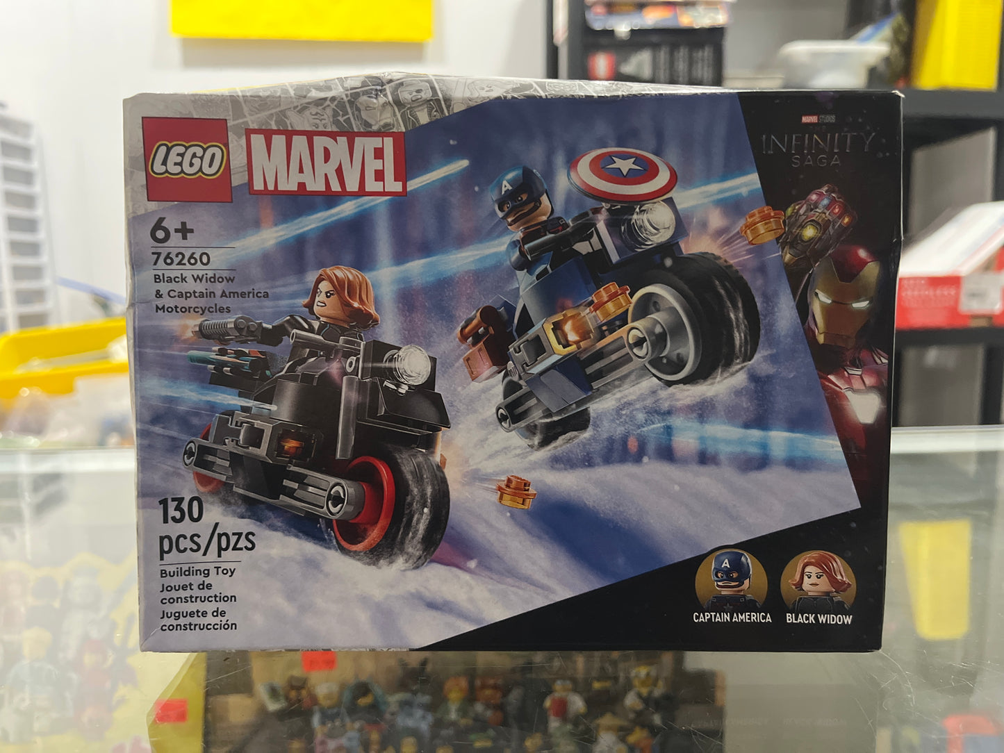 76260 Black Widow & Captain America Motorcycles