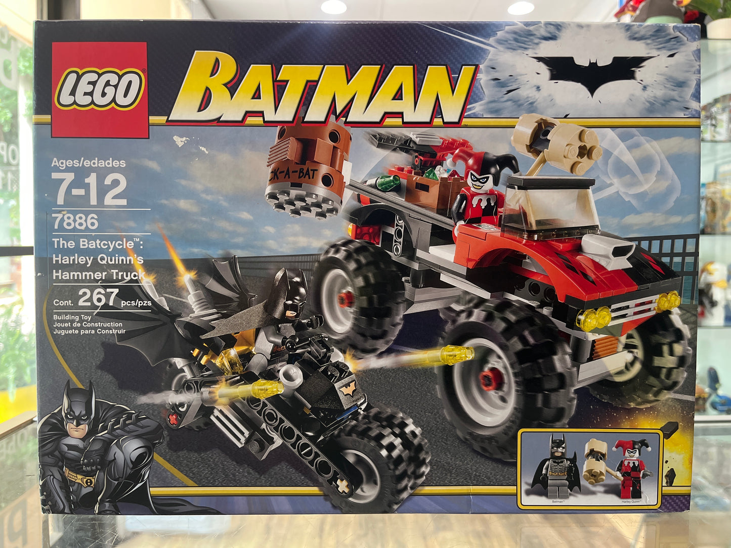 7886 The Batcycle: Harley Quinn's Hammer Truck